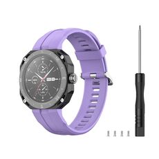 Cinturino per orologio sportivo in silicone per Huawei Watch GT Cyber (viola)