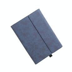 Supporto per custodia protettiva per tablet Microsoft Surface Pro 8 (custodia blu in pelle di pecora sudafricana)