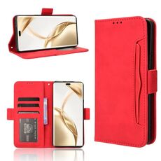 Custodia per telefono in pelle con texture di vitello per Honor 200 Pro 5G (rosso)