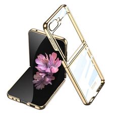 Per Samsung Galaxy Z Flip6 GKK Galvanotecnica Custodia per telefono a copertura totale (Oro)