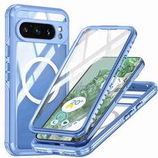 Per Google Pixel 9 Pro XL RedPepper Custodia per telefono impermeabile IP54 trasparente (blu)