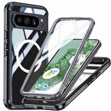 Custodia impermeabile trasparente IP54 Life per Google Pixel 9 Pro XL RedPepper (nera)