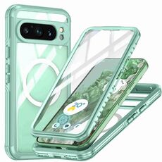 Custodia impermeabile trasparente IP54 Life per Google Pixel 9 Pro XL RedPepper (verde)