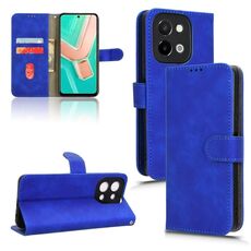 Per vivo Y28 4G Skin Feel custodia magnetica in pelle con vibrazione (blu)