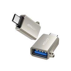 JOYROOM S-H151 Versione aggiornata Adattatore OTG USB-C / Type-C maschio c 3.0 femmina (nichel perlato)