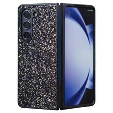 Per Samsung Galaxy Z Fold6 5G Custodia per telefono pieghevole Flash Diamond (Flash Nero)