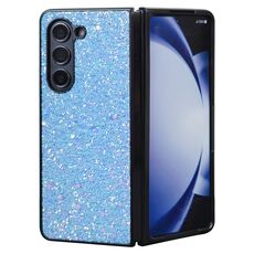 Per Samsung Galaxy Z Fold6 5G Custodia per telefono pieghevole Flash Diamond (Flash Blu)