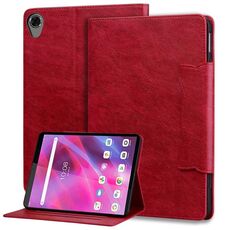 Custodia per tablet in pelle con fibbia Cat Lenovo Tab M8 (rossa)