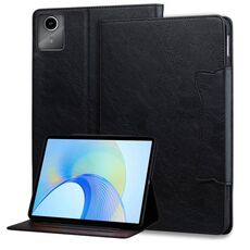 Per Lenovo Xiaoxin Pad M11 2024 Custodia per tablet in pelle con fibbia a forma di gatto (nera)