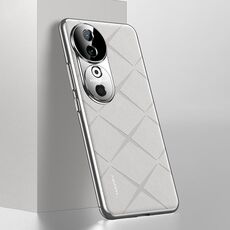 Custodia per PC in pelle tinta unita per vivo S19 (bianca)