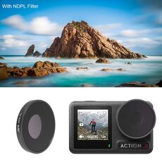 Per DJI Osmo Action 4 JUNESTAR Filtro obiettivo fotocamera filettato, filtro: ND8PL