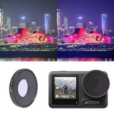 Per DJI Osmo Action 4 JUNESTAR Filtro obiettivo fotocamera filettato, Filtro:NOTTE