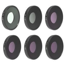 Per DJI Osmo Action 4 JUNESTAR Filtro obiettivo fotocamera filettato, filtro: 6 in 1 ND8-64 UV CPL