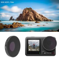 Per DJI Osmo Action 4 JUNESTAR Filtro obiettivo fotocamera filettato, filtro: ND64PL