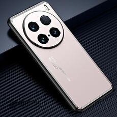 Custodia per telefono in metallo ultra satinato per vivo X100 (oro)