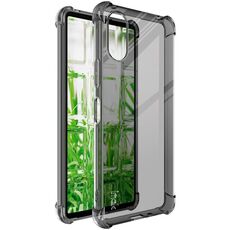 Per Sony Xperia 10 VI imak Custodia antiurto in TPU per telefono Airbag (nero trasparente)