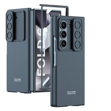 Per Samsung Galaxy Z Fold6 GKK Custodia per telefono con finestra scorrevole ultrasottile integrata (verde)