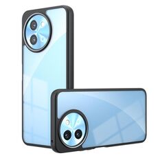 Custodia per telefono TPU ibrida per PC con pori grandi Armor per vivo Y200i / Y200t (trasparente)