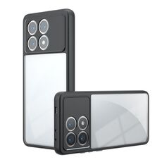 Per Xiaomi Redmi K70 Pro / K70 Armor Precise Hole PC Hybrid TPU Custodia per telefono (trasparente)