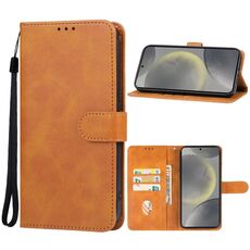 Custodia in pelle per Samsung Galaxy S24 FE 5G (marrone)