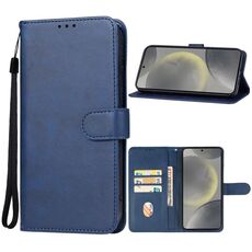 Custodia in pelle per Samsung Galaxy S24 FE 5G (blu)