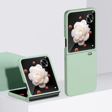 Custodia per PC per Honor Magic V Flip ultra sottile con sensazione di pelle (verde menta)