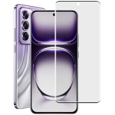 Per Reno12 Pro Global imak Pellicola in vetro temperato a schermo intero curvo 3D