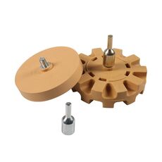 Rimozione della gomma pneumatica dell'ingranaggio da 2 pezzi/set per auto da 88 mm + rimozione della gomma pneumatica da 100 mm (giallo)
