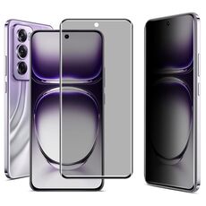 Per OPPO Reno12 Pro Global imak 3D curvo HD Pellicola protettiva in vetro temperato anti-spia a schermo intero