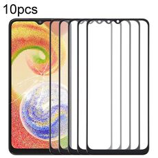 Per Samsung Galaxy A04 SM-A045F 10 pezzi Lente in vetro esterna per schermo anteriore con adesivo OCA otticamente trasparente