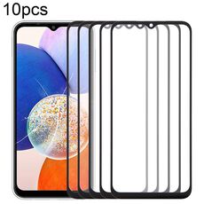 Per Samsung Galaxy A14 5G SM-A146B 10 pezzi Lente in vetro esterno per schermo frontale con adesivo OCA otticamente trasparente