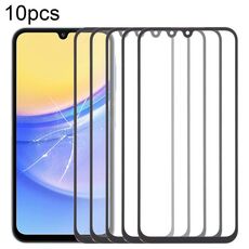 Per Samsung Galaxy A15 5G SM-A156B 10 pezzi Lente in vetro esterna per schermo anteriore con adesivo OCA otticamente trasparente