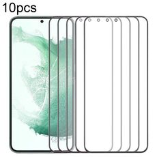 Per Samsung Galaxy S22+ SM-S906B 10 pezzi Lente in vetro esterna per schermo anteriore con adesivo OCA otticamente trasparente