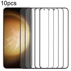 Per Samsung Galaxy S23+ SM-S916B 10 pezzi Lente in vetro esterna per schermo anteriore con adesivo OCA otticamente trasparente