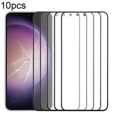 Per Samsung Galaxy S23 SM-S911B 10 pezzi Lente in vetro esterna per schermo anteriore con adesivo OCA otticamente trasparente