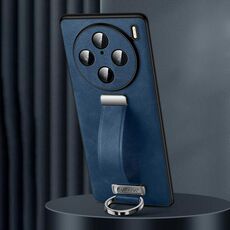 Per vivo X100s Pro / X100 Pro SULADA PC + custodia per telefono antiurto con texture in pelle (blu)