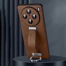 Custodia per telefono antiurto per vivo X100s Pro / X100 Pro SULADA PC + texture in pelle (marrone)
