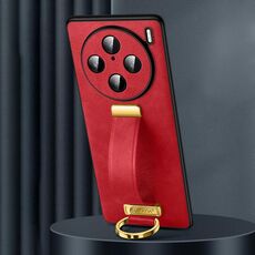 Custodia per telefono antiurto per vivo X100s Pro / X100 Pro SULADA PC + texture in pelle (rosso)