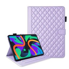 Per Lenovo Tab M11 / Xiaoxin Pad 11 2024 Custodia per tablet in pelle con reticolo a rombo (viola)