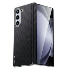 Custodia per telefono antiurto per PC SULADA 600D Kevlar Texture per Samsung Galaxy Z Fold6 (nero)