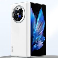 Custodia per telefono antiurto in pelle liquida SULADA per vivo X Fold3 (bianca)