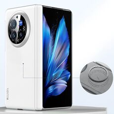 Custodia per telefono antiurto in pelle liquida SULADA per vivo X Fold3 Pro (bianca)