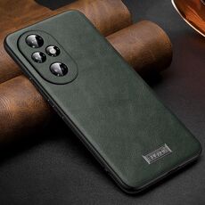 Per Honor 200 Pro SULADA TPU antiurto + custodia per telefono in pelle fatta a mano (verde)