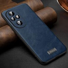 Per Honor 200 Pro SULADA TPU antiurto + custodia per telefono in pelle fatta a mano (blu)
