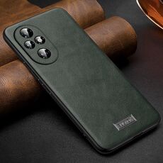 Per Honor 200 SULADA TPU antiurto + custodia per telefono in pelle fatta a mano (verde)