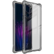 Custodia per cellulare in TPU antiurto imak per HTC U24 Pro (nero trasparente)