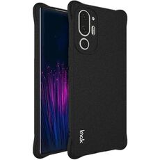 Custodia per cellulare in TPU antiurto imak per HTC U24 Pro (nero opaco)