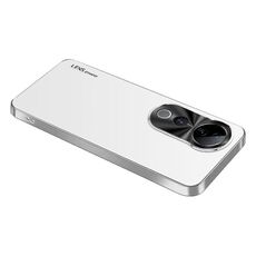 Per vivo S19 Pro AG Custodia per telefono in acrilico galvanico satinato (bianco argento)