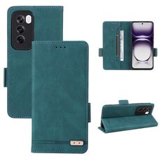 Per la custodia in pelle con chiusura magnetica globale OPPO Reno12 Pro (verde)