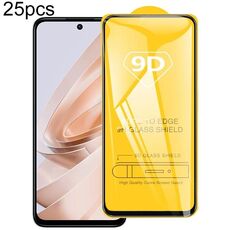 Per Xiaomi Poco M6 Plus 5G 25 pezzi 9D Pellicola in vetro temperato per schermo completamente colla